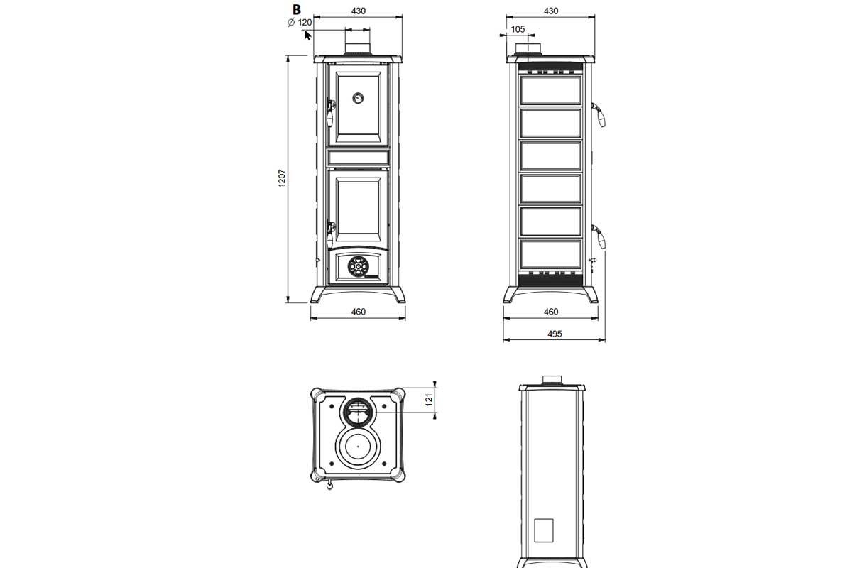 Kaminofen Gemma Petra von La Nordica